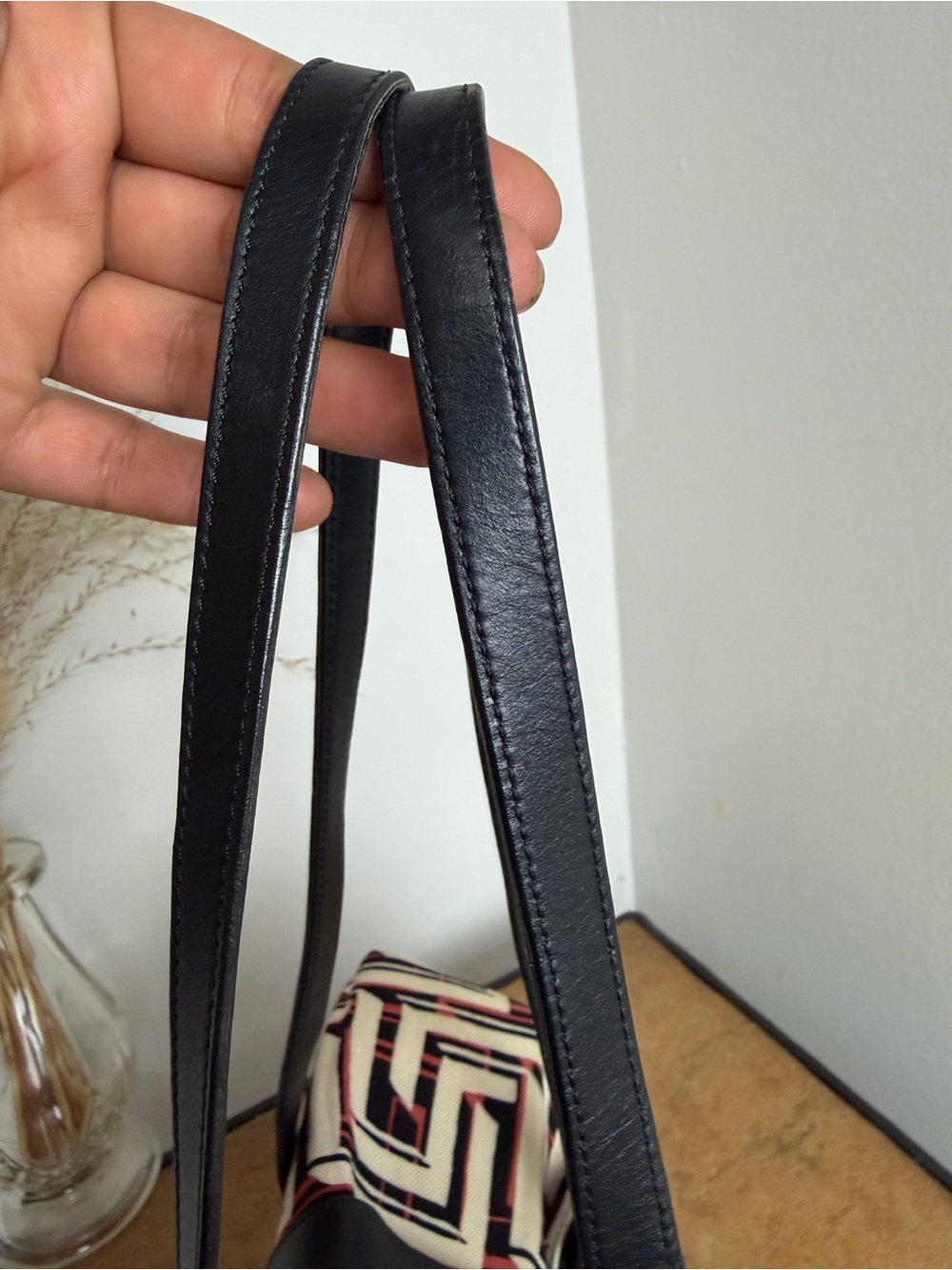 Vintage Gianni Versace Archive Geometric Jacquard Shoulder Bag - Picture 12 of 15